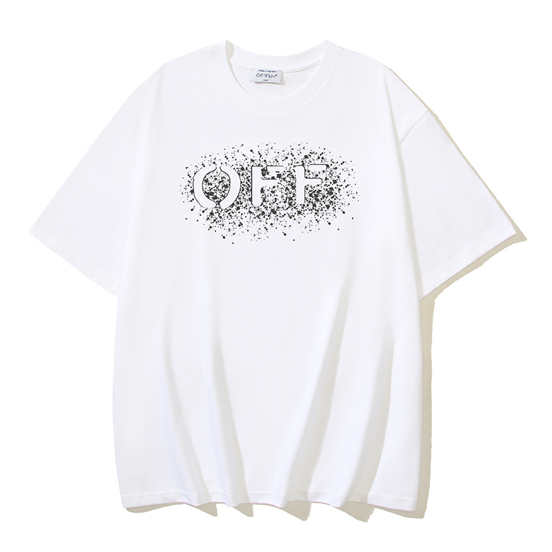 Off-White Off Ink Splash Heavyweight T-Shirt H100 1003