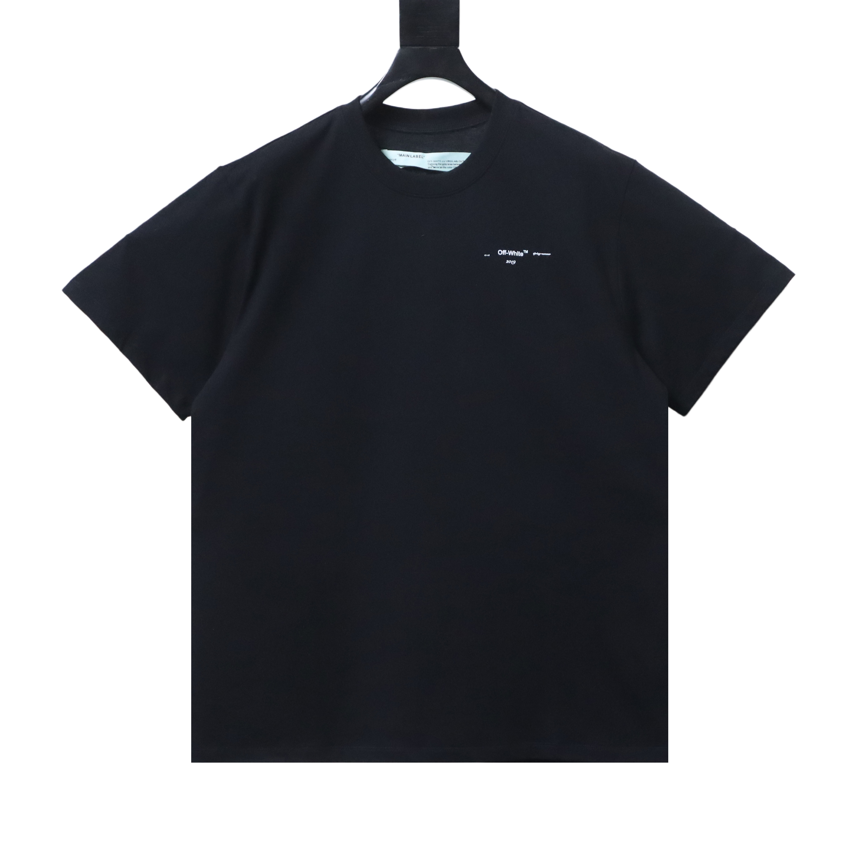 Off-White Oil Painting Graphic T-Shirt Black H150