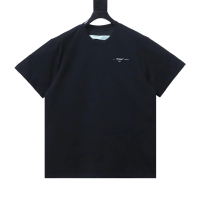 Off-White Oil Painting Graphic T-Shirt Black H150 02