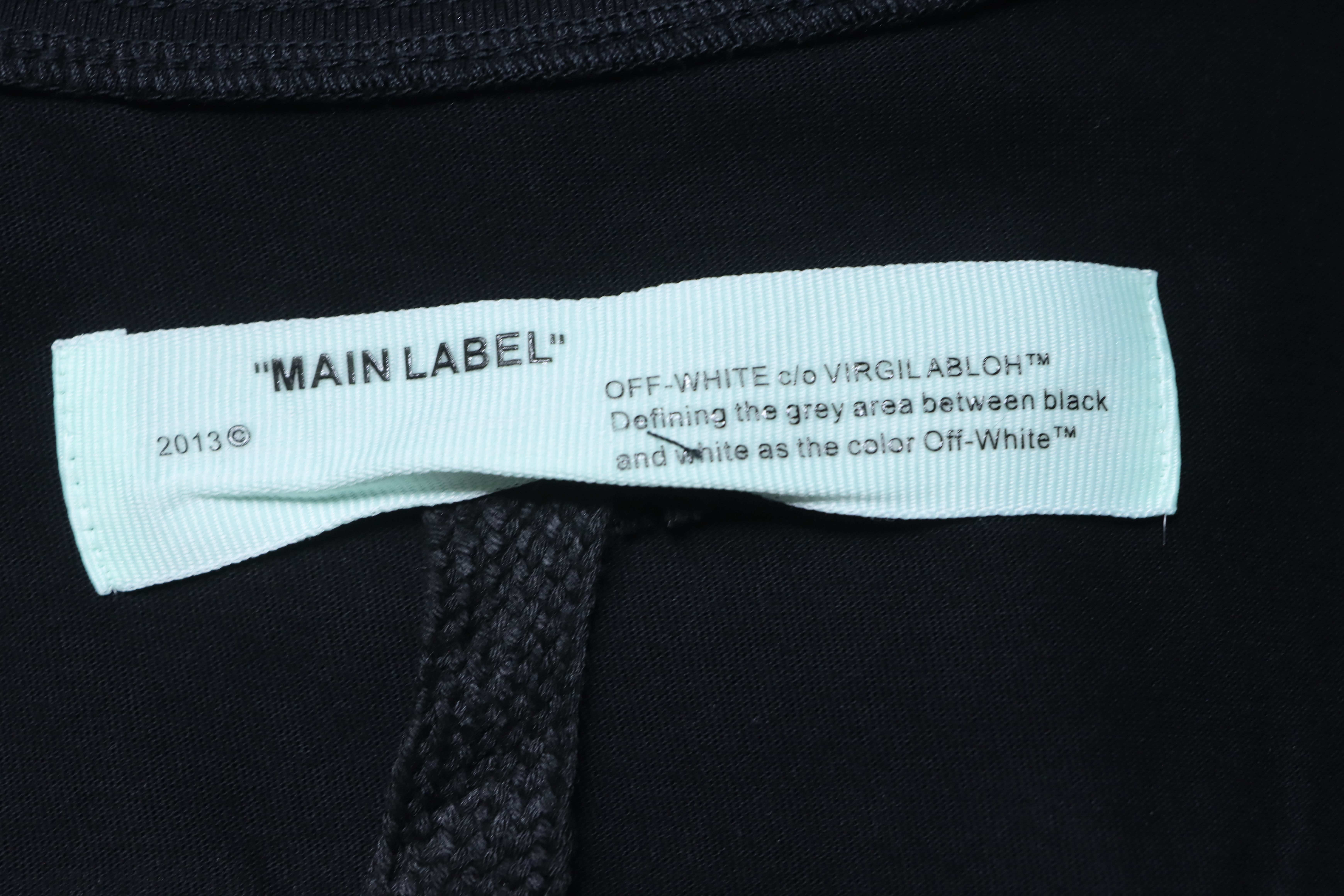Off-White Oil Painting Graphic T-Shirt Black H150