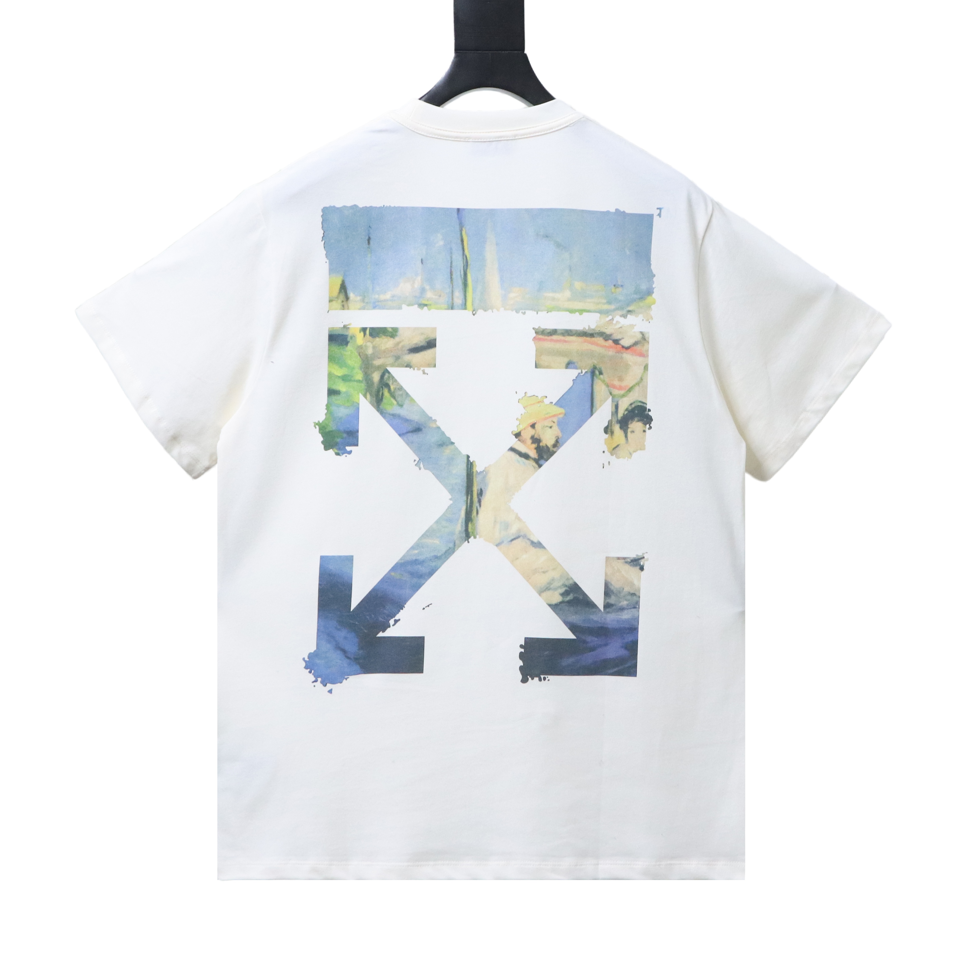 Off-White Oil Painting Graphic T-Shirt White H150