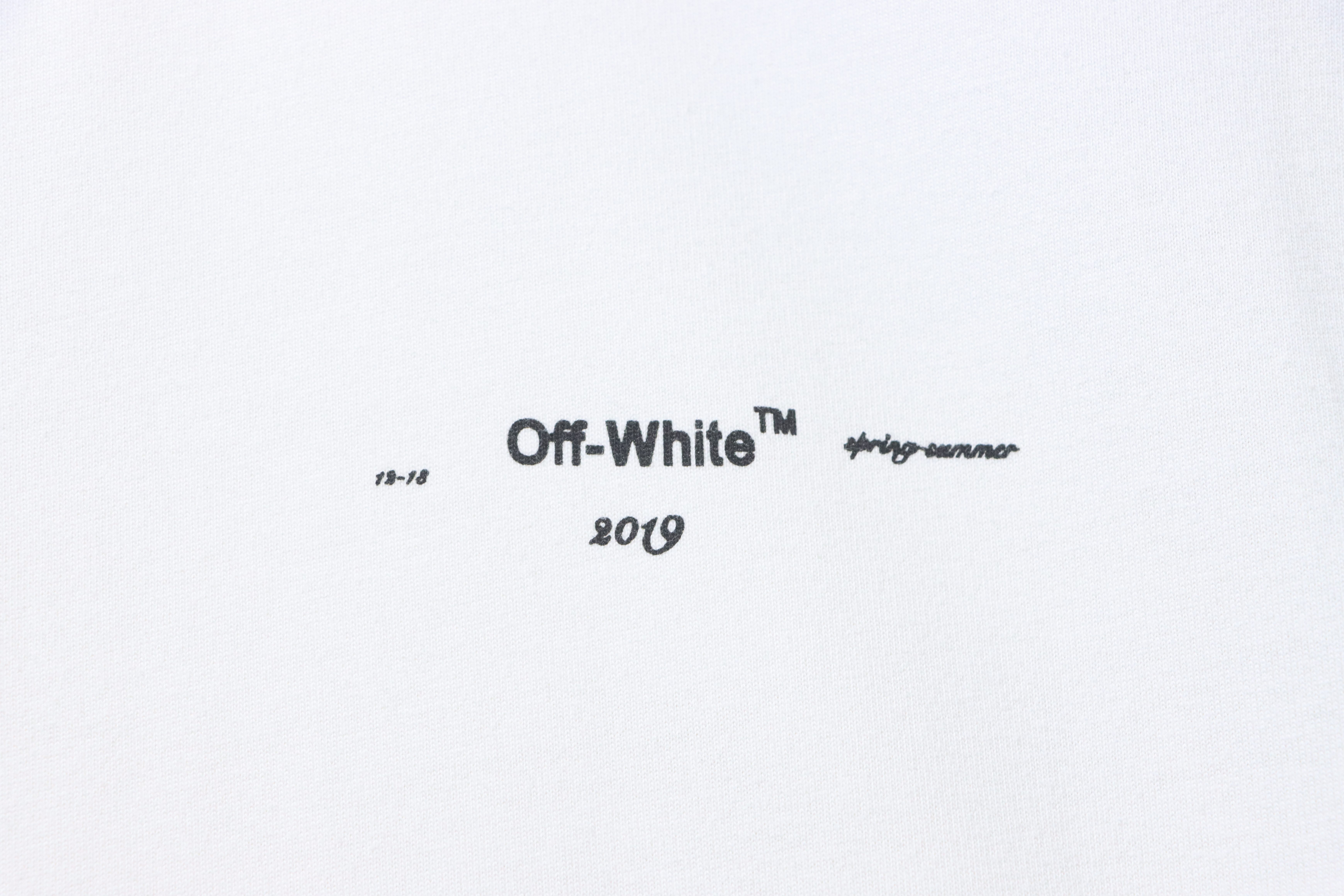 Off-White Oil Painting Graphic T-Shirt White H150