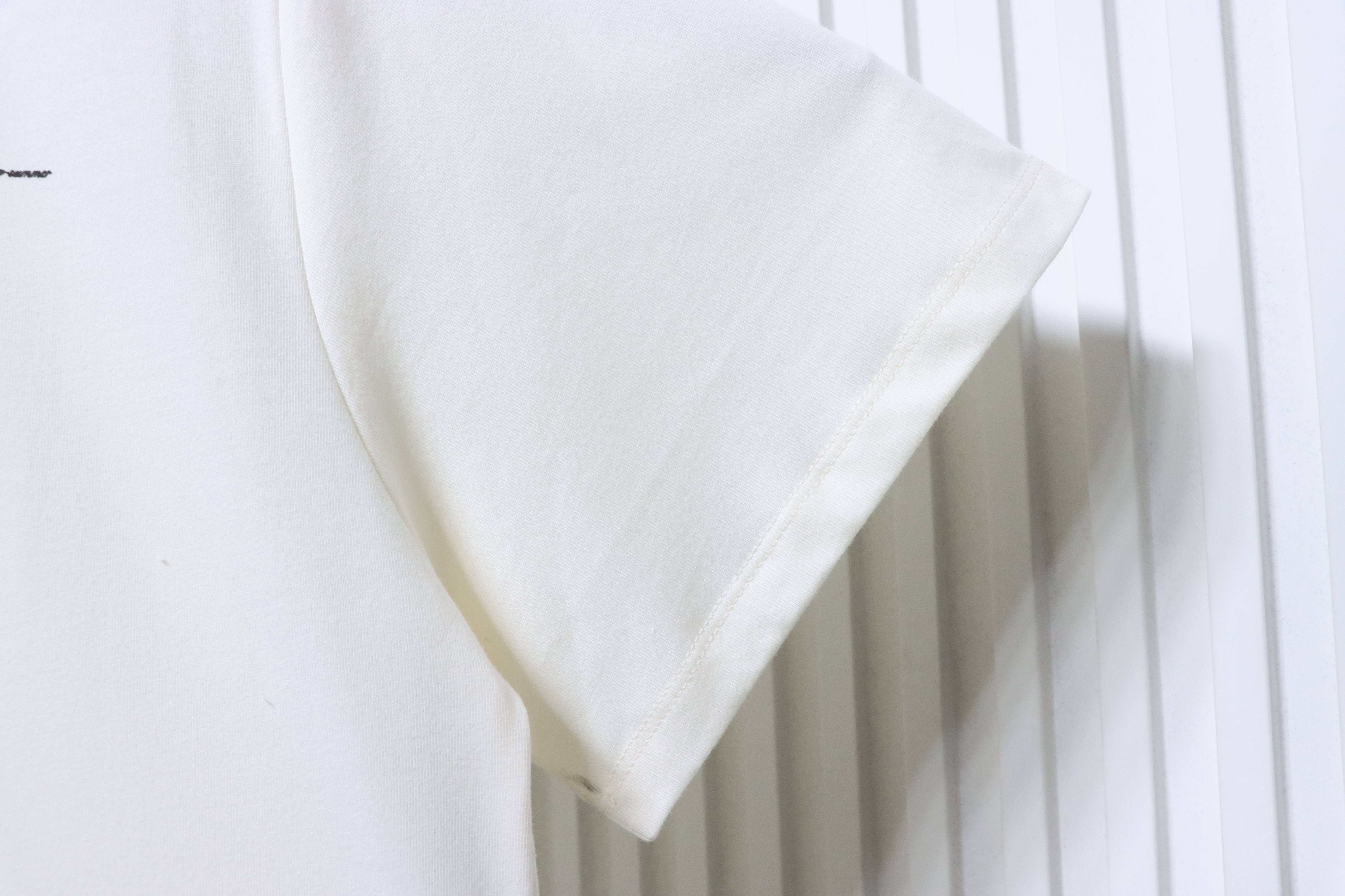 Off-White Oil Painting Graphic T-Shirt White H150