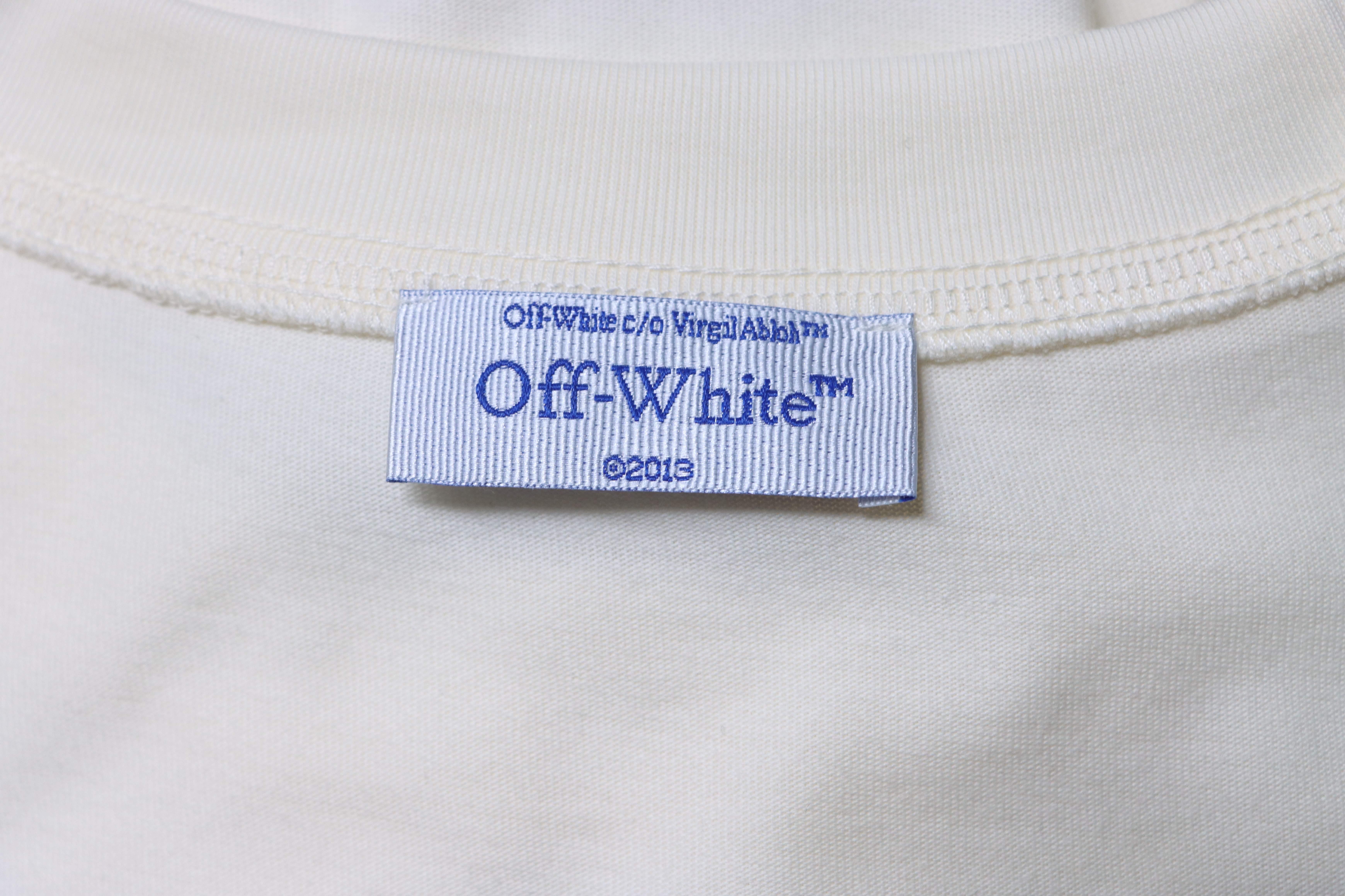 Off-White Oil Painting Graphic T-Shirt White H150