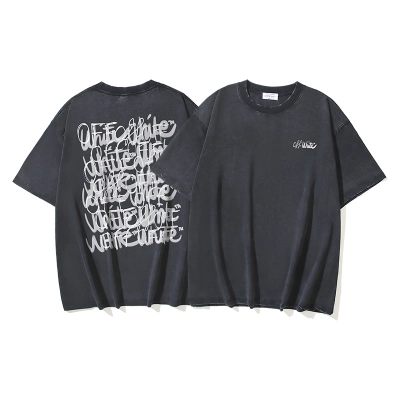 Off-White Overlapping Letter Washed Heavyweight T-Shirt H120 1393 01