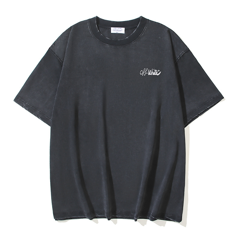 Off-White Overlapping Letter Washed Heavyweight T-Shirt H120 1393