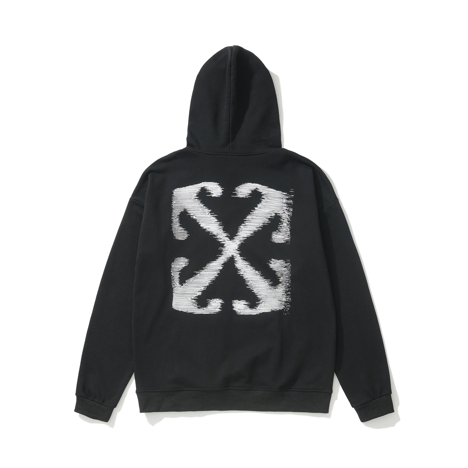 Off-White Oversized Black Green Graphic  Sweatshirt 880