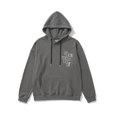 Off-White Oversized Cement Grey Graphic Sweatshirt 879 01