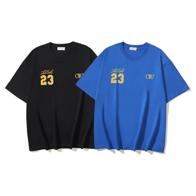Off-White OW Logo Number 23 Mini Logo Heavyweight T-Shirt H100 192 01