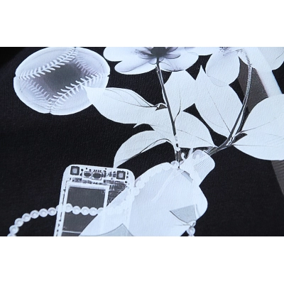 Off-White Phone Floral Earphone Heavyweight T-Shirt H110 1006 02