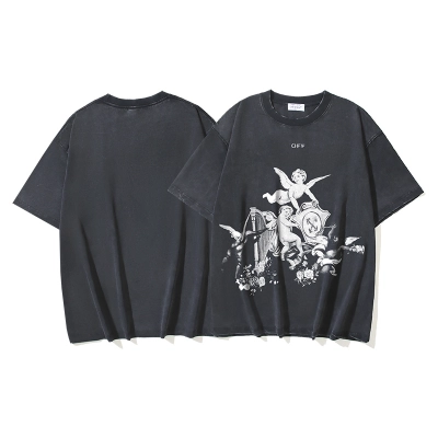 Off-White Putti Angel Washed Heavyweight T-Shirt H120 1143 01
