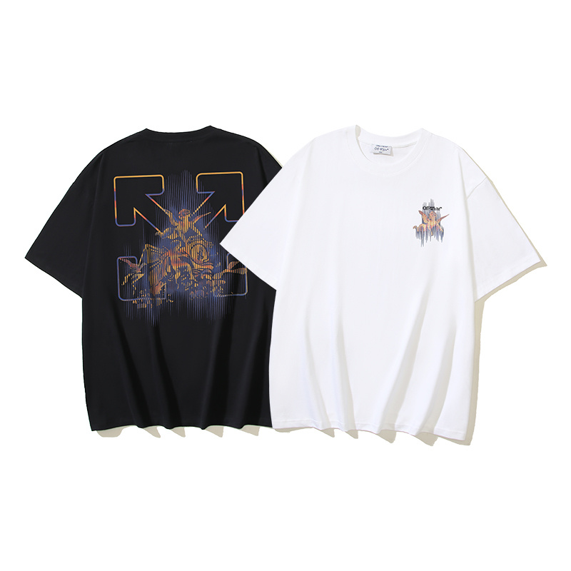 Off-White Putti Colorful Cracked Angel Arrow Heavyweight T-Shirt H110 1192