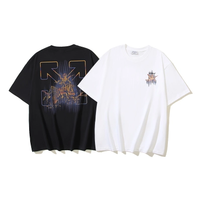 Off-White Putti Colorful Cracked Angel Arrow Heavyweight T-Shirt H110 1192 01