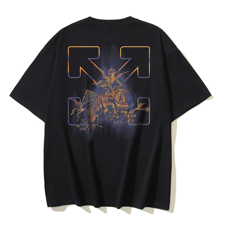 Off-White Putti Colorful Cracked Angel Arrow Heavyweight T-Shirt H110 1192