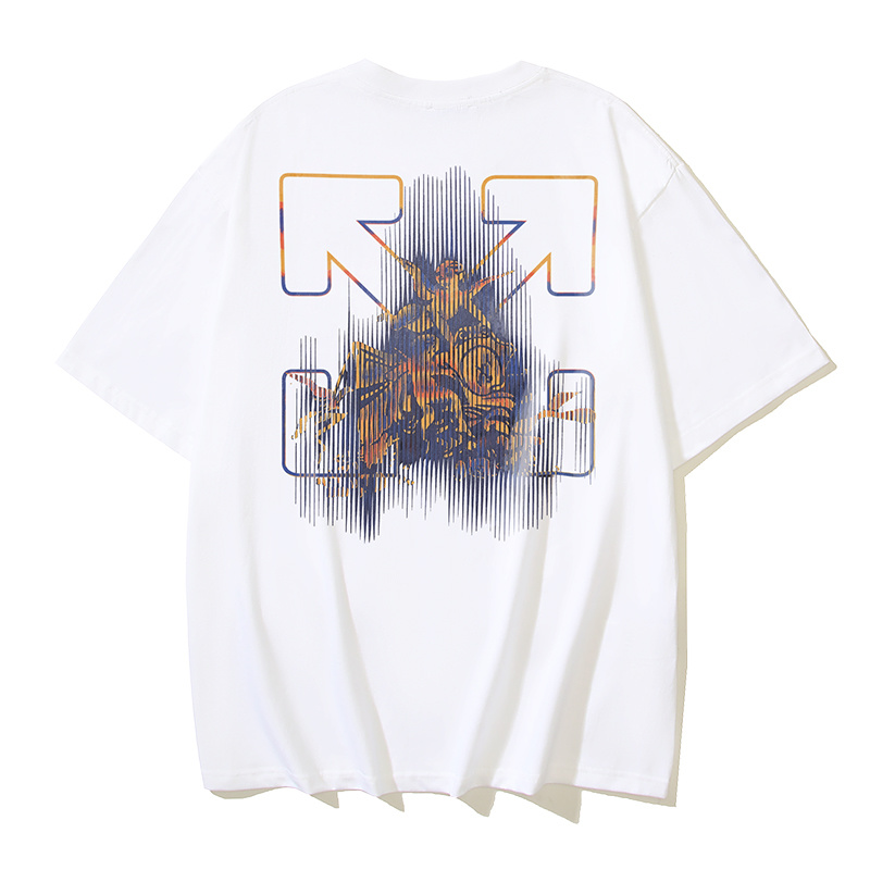 Off-White Putti Colorful Cracked Angel Arrow Heavyweight T-Shirt H110 1192