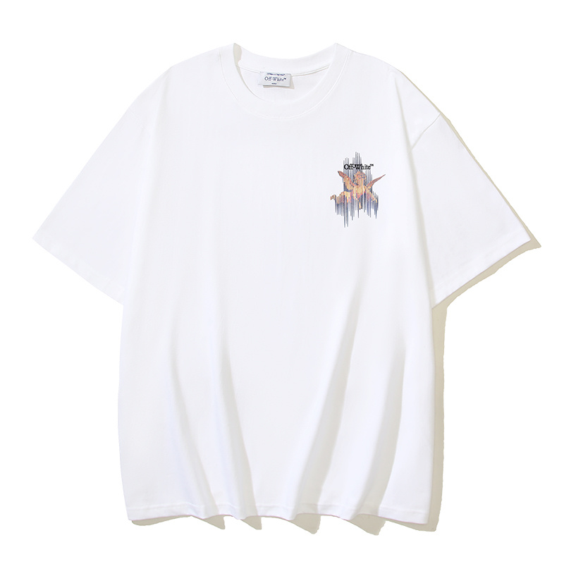 Off-White Putti Colorful Cracked Angel Arrow Heavyweight T-Shirt H110 1192