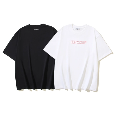Off-White Red Edge Logo Heavyweight T-Shirt H100 1105 01
