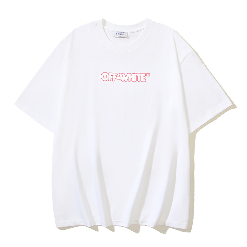 Off-White Red Edge Logo Heavyweight T-Shirt H100 1105