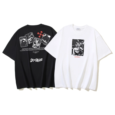 Off-White Religious Arrow Heavyweight T-Shirt 1356 01