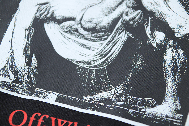 Off-White Religious Arrow Heavyweight T-Shirt 1356
