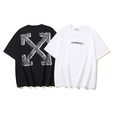 Off-White Rope Arrow Pencil Heavyweight T-Shirt H100 1328 01