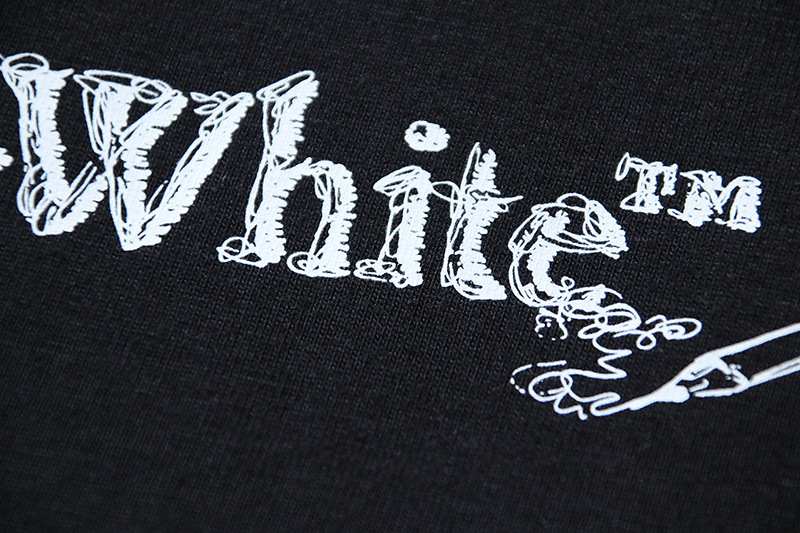Off-White Rope Arrow Pencil Heavyweight T-Shirt H100 1328