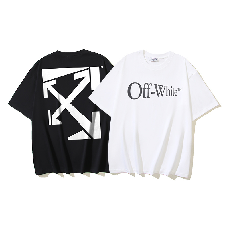 Off-White Run Arrow Geometric Arrow Heavyweight T-Shirt H110 1330