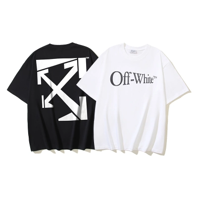 Off-White Run Arrow Geometric Arrow Heavyweight T-Shirt H110 1330 01