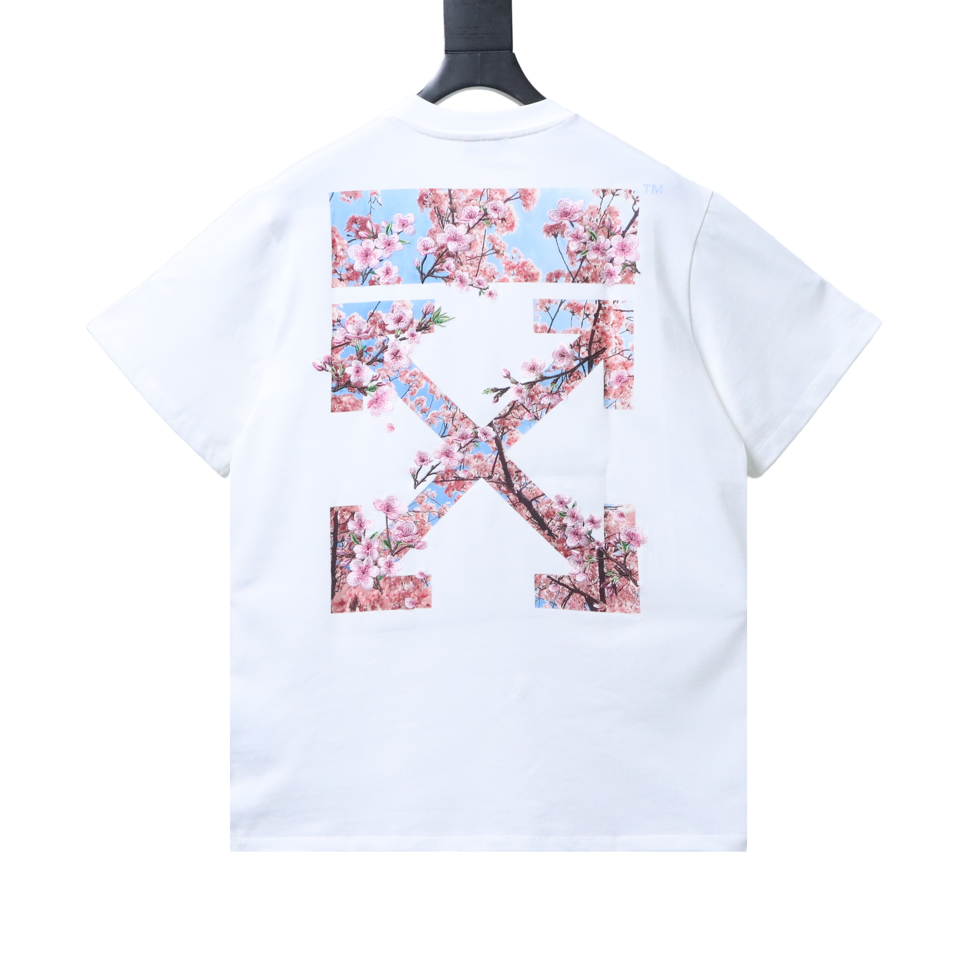 Off-White Sakura Embroidery T-Shirt H170