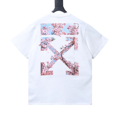 Off-White Sakura Embroidery T-Shirt H170 01
