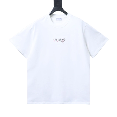 Off-White Sakura Embroidery T-Shirt H170 02