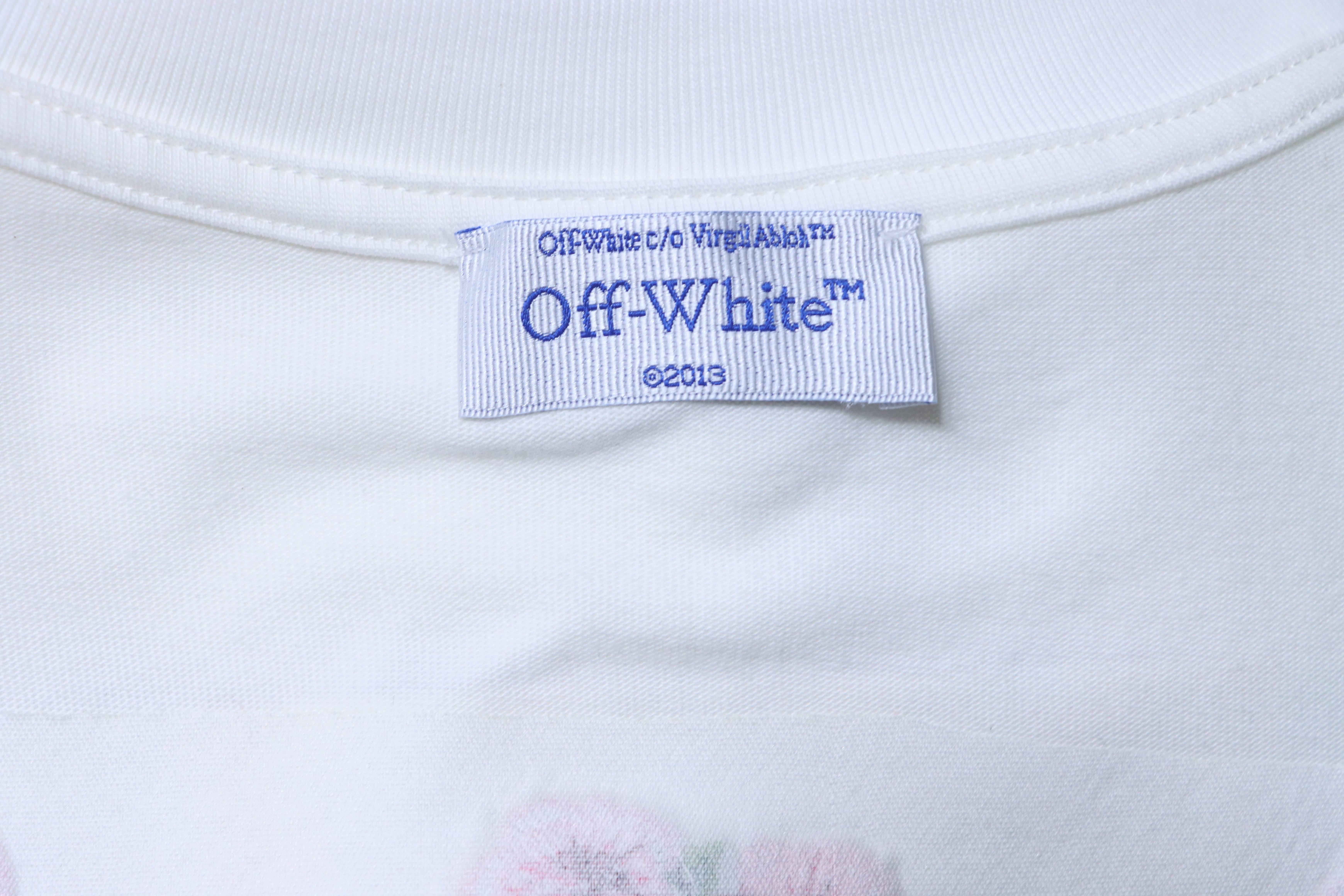 Off-White Sakura Embroidery T-Shirt H170