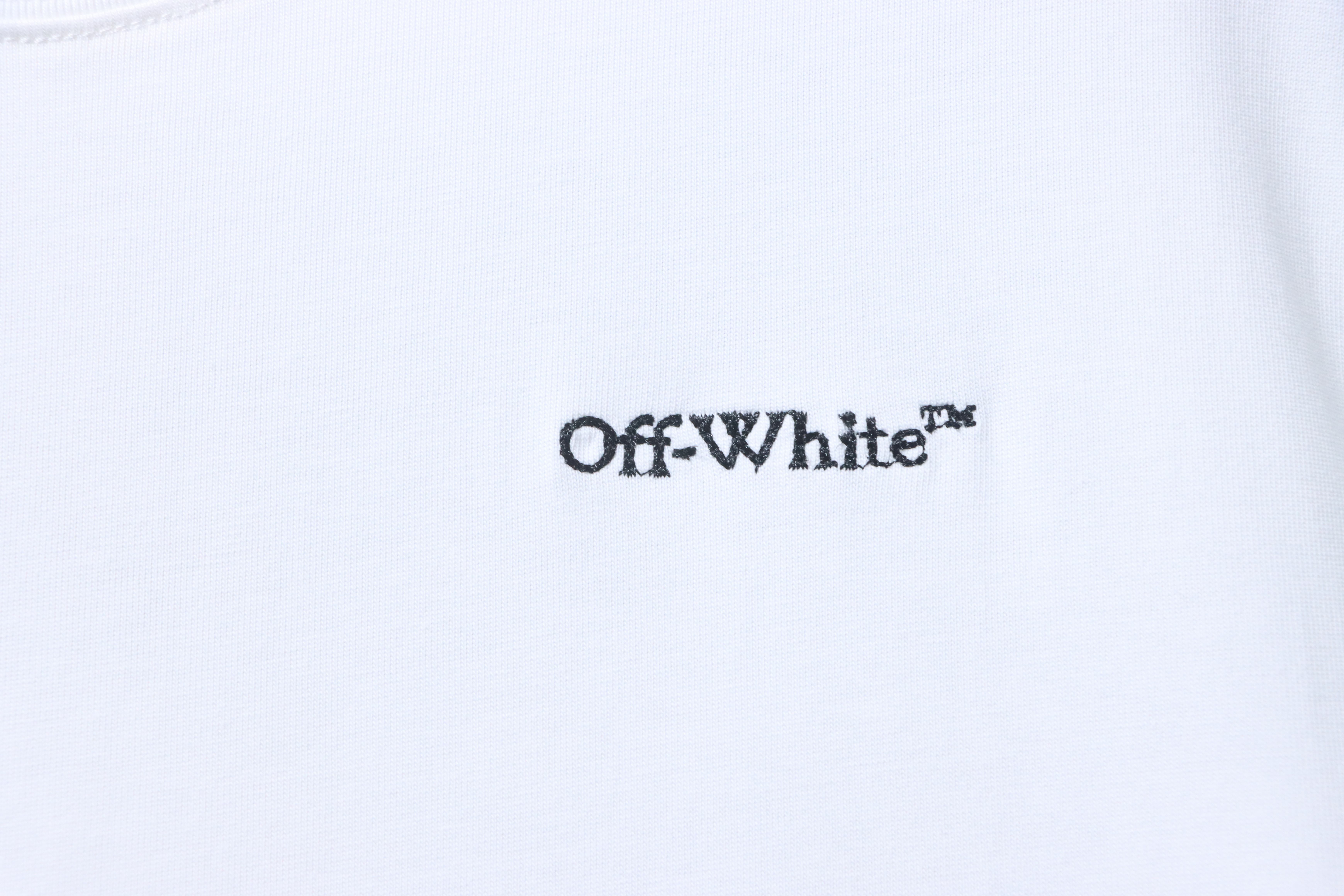 Off-White Sandblasted Arrow Silver Fragment T-Shirt H160