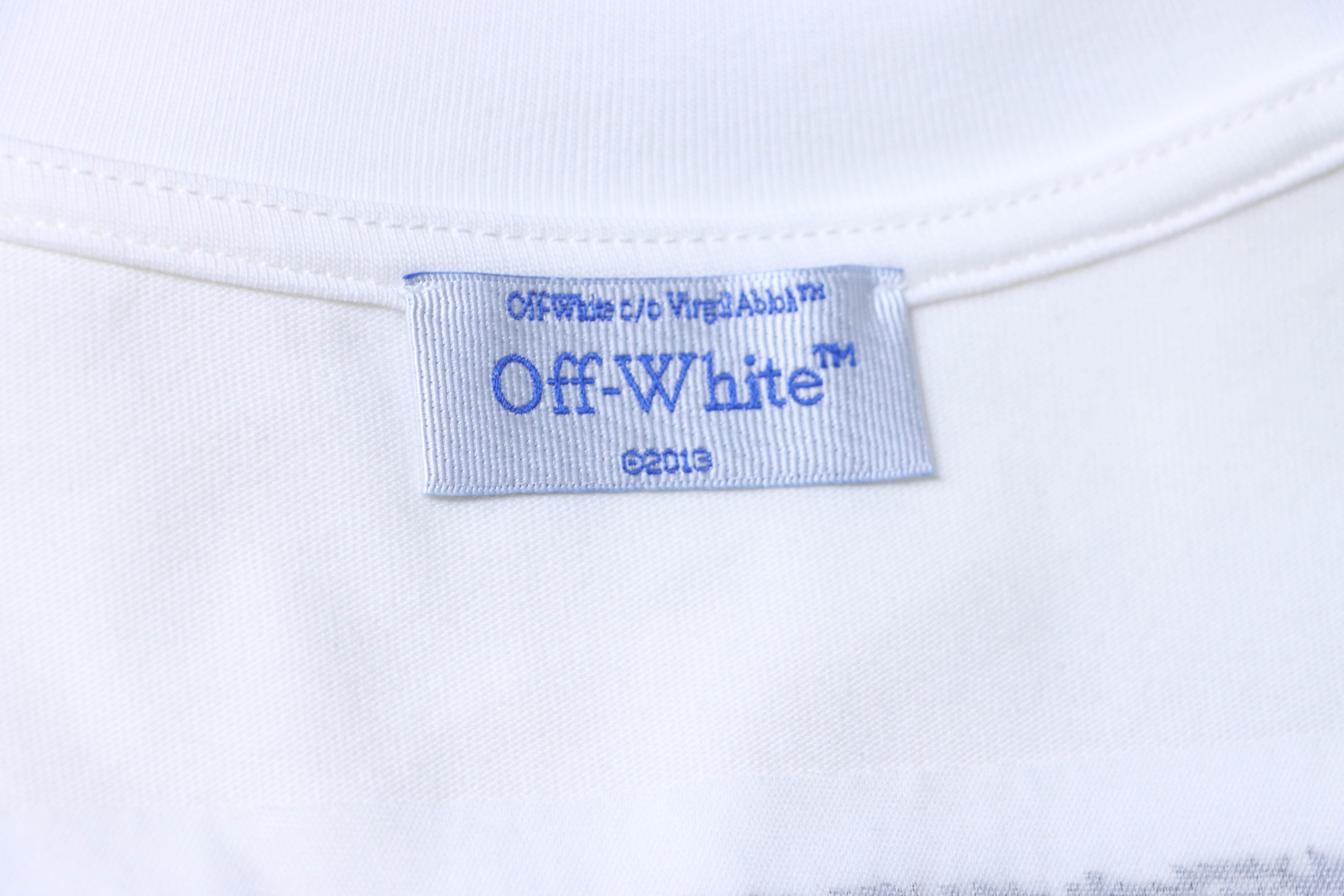 Off-White Sandblasted Arrow Silver Fragment T-Shirt H160