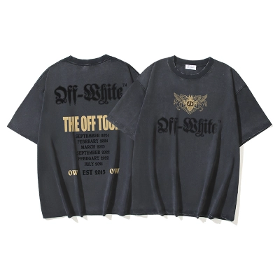 Off-White Sanskrit Letter Washed Heavyweight T-Shirt H120 1380 01