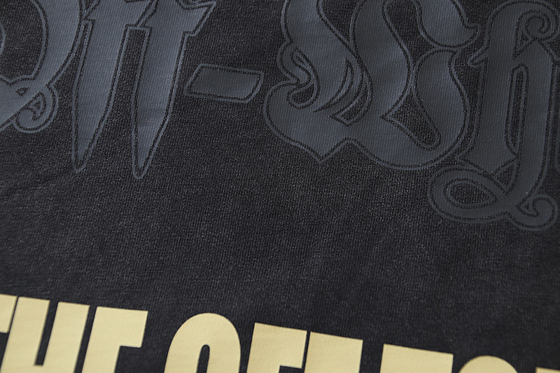 Off-White Sanskrit Letter Washed Heavyweight T-Shirt H120 1380
