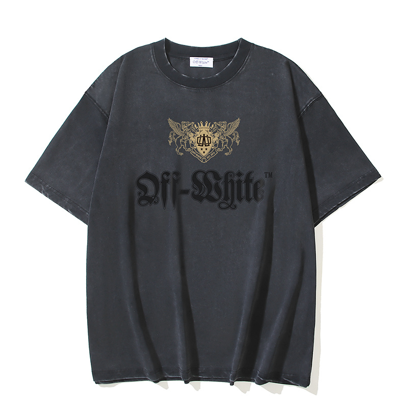 Off-White Sanskrit Letter Washed Heavyweight T-Shirt H120 1380