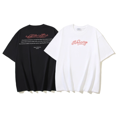 Off-White Script Outline Letter Heavyweight T-Shirt H100 1121 01