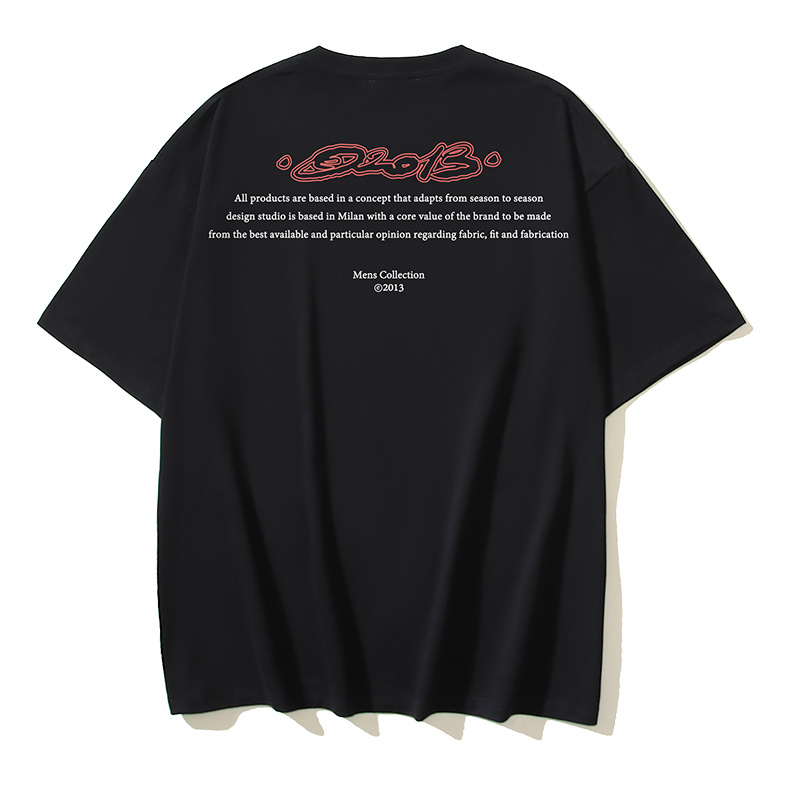 Off-White Script Outline Letter Heavyweight T-Shirt H100 1121