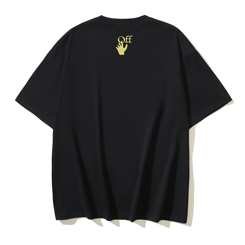 Off-White Skull Oil Painting Heavyweight T-Shirt H100 191