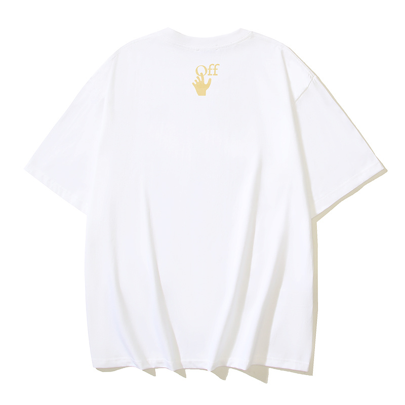 Off-White Skull Oil Painting Heavyweight T-Shirt H100 191