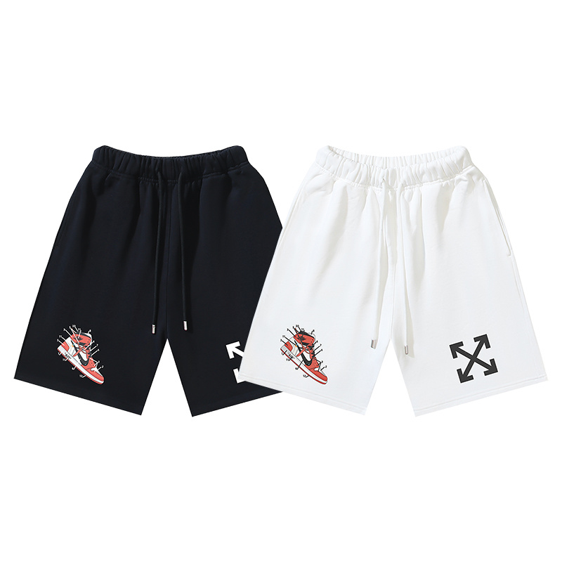 Off-White Sneaker Collaboration Arrow Heavyweight Shorts 1013