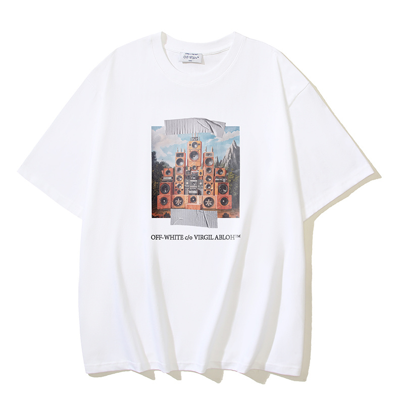 Off-White Speaker Train Heavyweight T-Shirt H110 1322