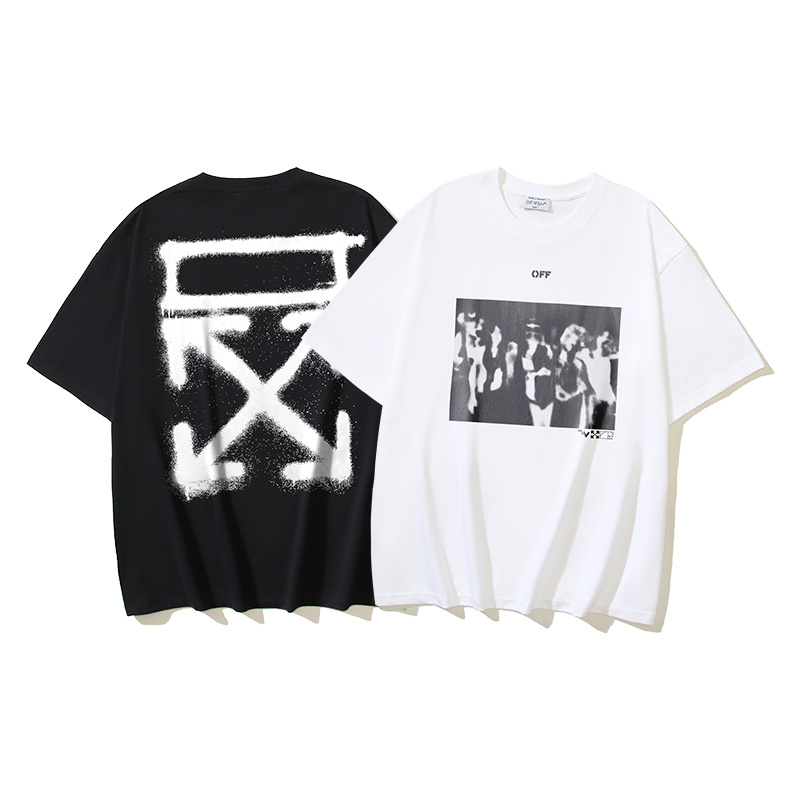 Off-White Spray Splash Arrow Heavyweight T-Shirt H110 1376