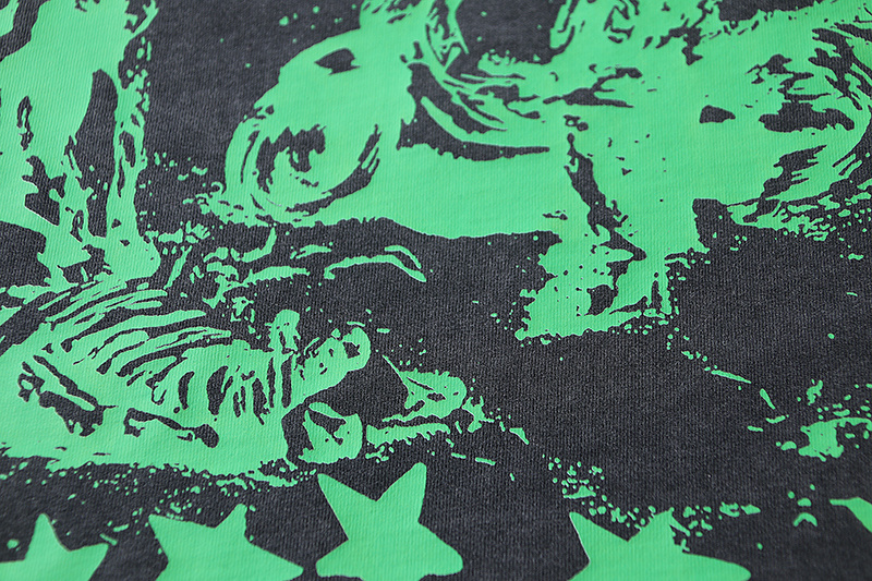Off-White Star Collaboration Religious Washed Heavyweight T-Shirt H120 1367