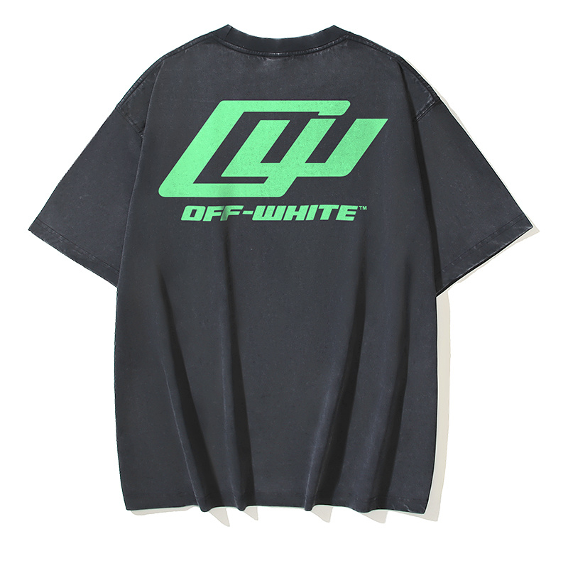 Off-White Star Collaboration Religious Washed Heavyweight T-Shirt H120 1367
