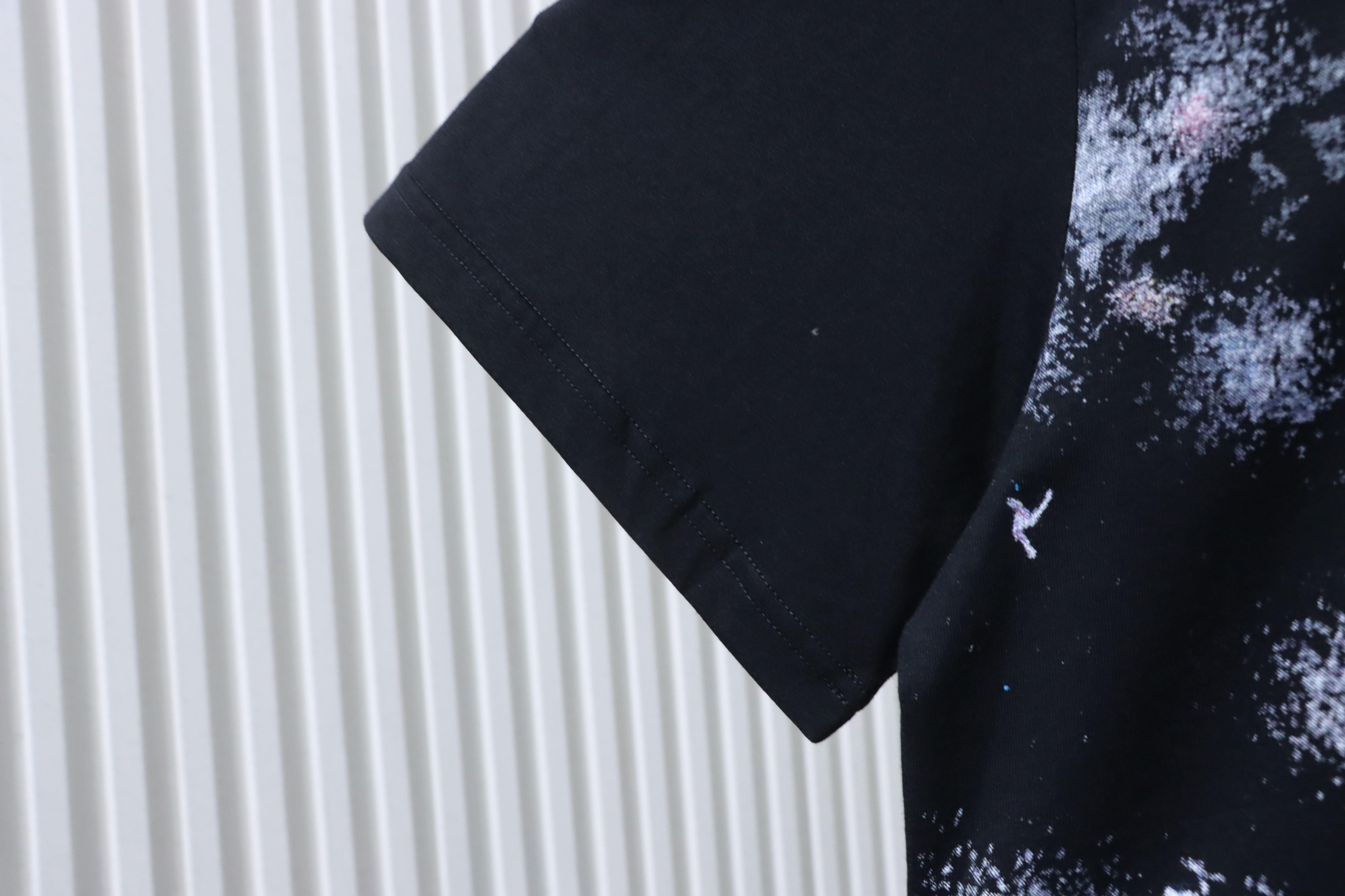 Off-White Starry Firework Ink Splash Arrow T-Shirt 3 H150