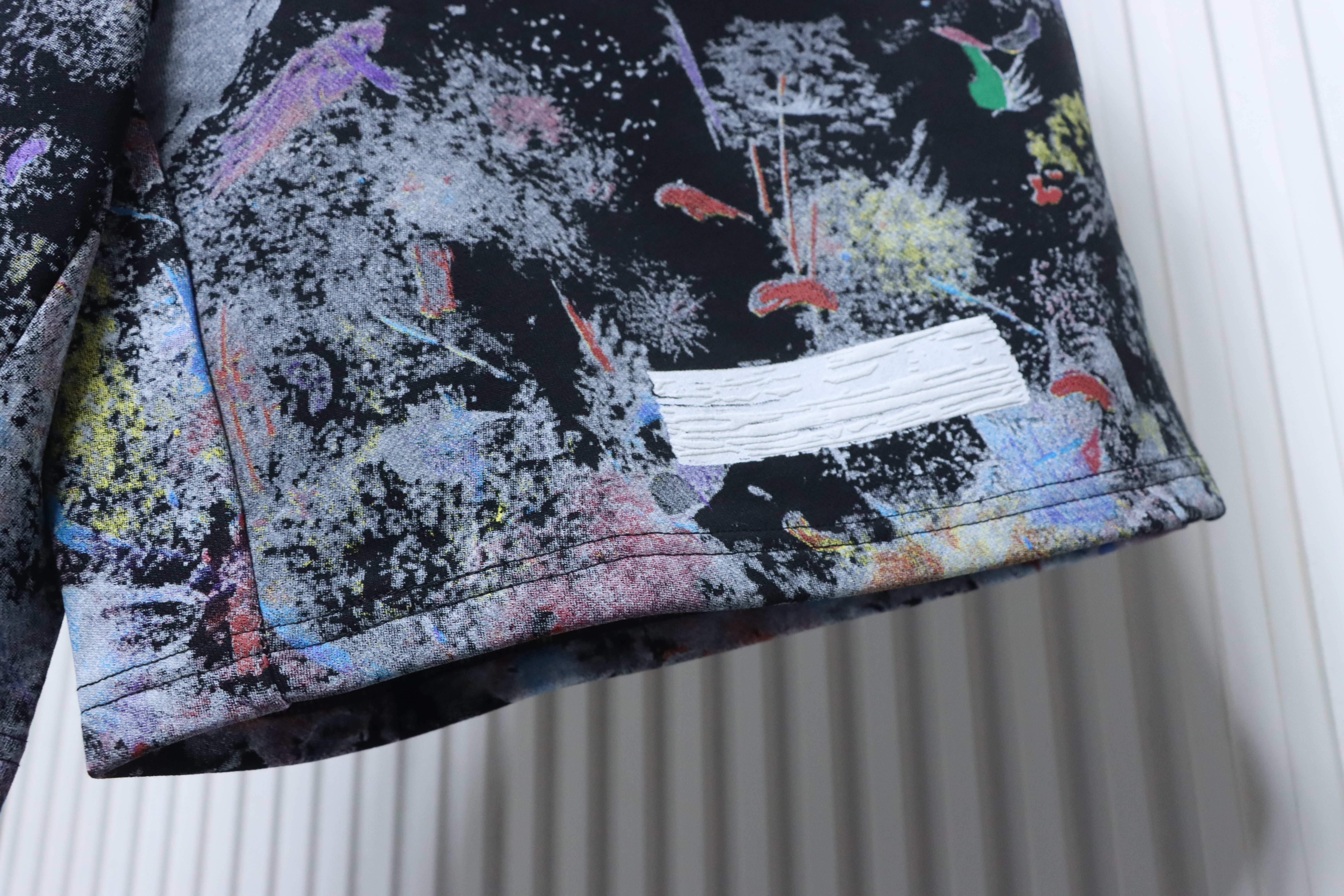 Off-White Starry Firework Ink Splash Shorts H210