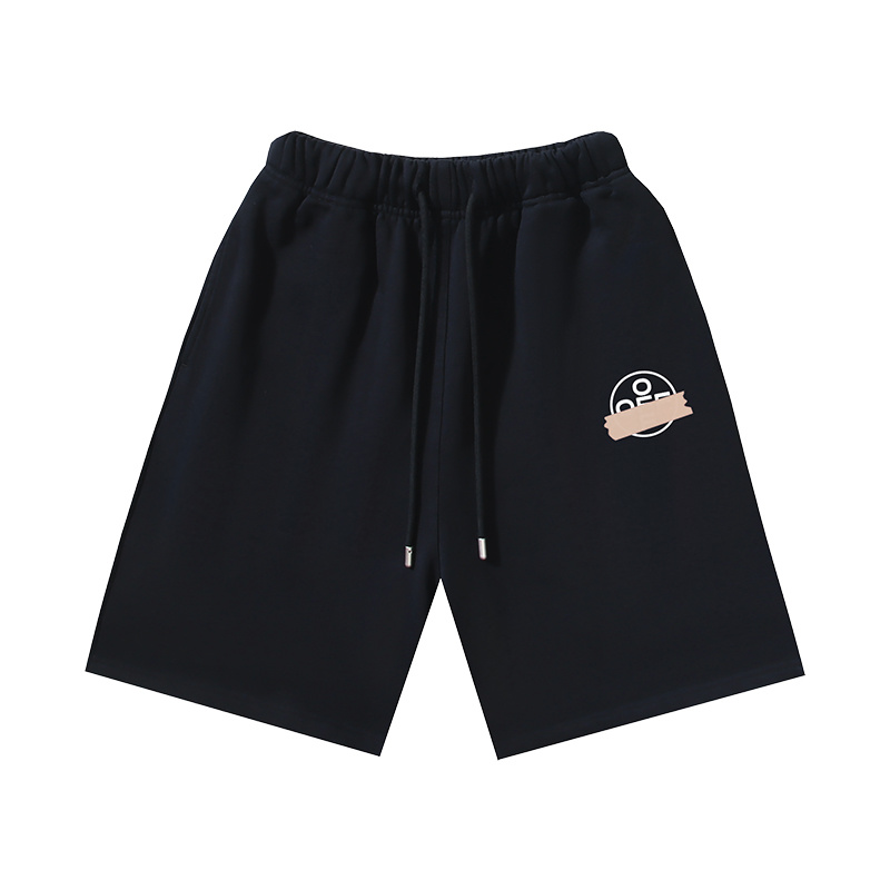 Off-White Tape Diagonal Stripe Heavyweight Shorts 1019