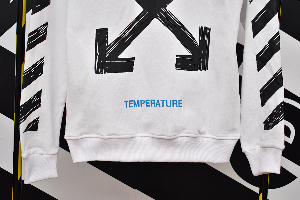 Off-White Terry Fleece Graphic Sweatshirt 811
